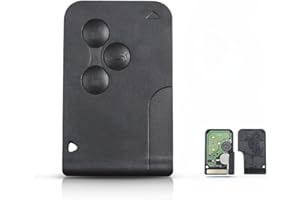 ONETOP1 Llave Funda de Coche Mando a Distancia para Renault Megane 2 3 II Scenic II Grand Scenic 2003 2004 2005 2006 2007 2008 433Mhz PCF7947 Chip ID46