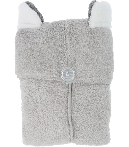 Cysocool Anti-kroes haarhanddoek voor kinderen, absorberend, sneldrogend, meisjeshaar, tulband, handdoek met knop, natte haren, droger, pet, ultrazacht, drooghanddoek, wikkelhoed, twist-hoed voor