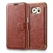 Produktbild Mulbess Samsung Galaxy S6 Edge hülle Kaffee Braun,Ledertasche für Samsung Galaxy S6 Edge Tasche Leder