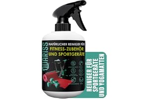 QUARISS 100 % naturligt rengöringsmedel för fitnesstillbehör och sportutrustning - mattor - vattentäta ytor hållbar och vegansk 0,5 liter