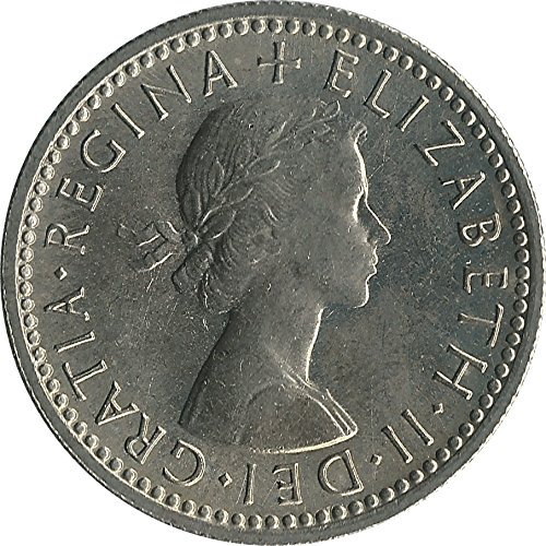 Preisvergleich Produktbild ELIZABETH II-Solarium / SIXPENCE Kupfer-Nickel - 1967