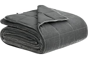 ‎WOLTU WOLTU Gewichtsdecke 9kg 150x200cm Therapiedecke für Erwachsene, Entspannungsdecke Therapie aus Mikrofaser, Cashmere Feeling Beschwerte Decke Anti Stress, Weighted Blanket für besseren Schlaf