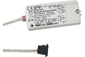 GBBC Electronic Sensory Relay Model HZK218C with Infrared Sensor Handrail 250 W Hand Turn On/Off