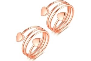 Vicmag Anneaux magnétiques en cuivre pour femmes et hommes ultra résistants 99,99 % cuivre pur solide taille réglable avec boîte cadeau