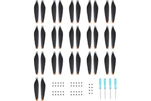 CRAZNICK 32 Piezas Hélice para DJI Mini 4 Pro/Mini 3 Pro hélices de repuesto, hojas silenciosas, accesorios para DJI Mini 4 Pro/Mini 3 Pro, Accesorios exclusivos, tornillos y destornilladores órgano
