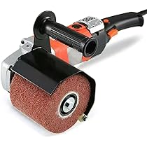 Levigatrice A Rullo 1900W Con Velocità Regolabile - Satinatrice Per Metalli E Legno, 3500 RPM - Foto 9