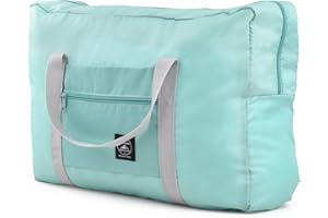 NANAOUS Sac de Voyage en Toile pour Week-End - Sac fourre-Tout de Plage léger et imperméable - Pliable - Sac de Transport en bandoulière