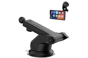 EPRONIC Suction Cup Mount for Garmin GPS Mount, Universal 17mm Ball Joint Flexible Window Car Mount for Car Phone Holder Dashboard Monitor Bracket