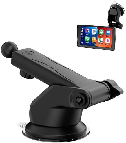 Digicharge Car Windscreen Suction Cup Mount For Garmin Nuvi 1410, 1440, 1450 T LM LMT - Black