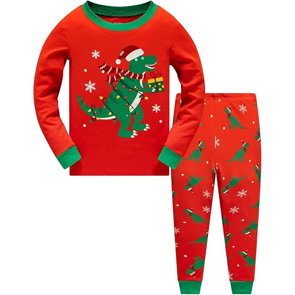 thumbnail image 2 of Little Hand Children's Snowman Christmas Pajamas Set, Toddler Boy & Girl Xmas Pjs Sleepwear 2 of 13