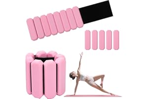 Omtofo Poids De Poignet Réglables Poids De Cheville Pour Poids Poignet En Ankle Weights Pour Exercice Yoga Danse Barre Pilates Cardio Aérobic Marche