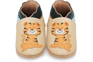 JUICY BUMBLES Scarpe Bambino in Morbida Pelle - Scarpine Neonato in Pelle con Suolla Scamosciata - Scarpe Primi Passi - Scarpette Neonato - Scarpe Bambina Ragazza Ragazzo …