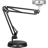 Neewer Adjustable Desktop Suspension Boom Scissor Arm Stand Holder with Base for Logitech Webcam C922 C930e C930 C920 C615