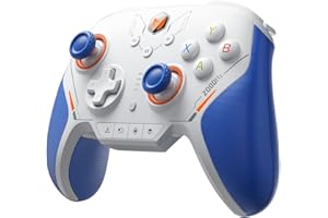 BIGBIG WON BLITZ 2 Pro PC Videogame Controller, 2000Hz Velocità di Polling Wireless, 1000Hz Giroscopio, 16 Pulsanti Meccanici, PC + Mobile APP Gamepad per FPS Giochi (blu)