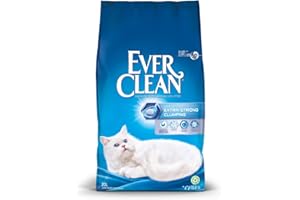 Ever Clean Litière pour Chat, Extra Fort agglomérant, Non parfumée, 20L