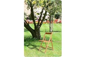 Italiadoc Set 4 sedie in Legno Pieghevoli Happy Hour Naturali