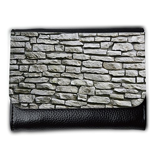Preisvergleich Produktbild Portemonnaie Geldbörse Brieftasche / / M00155017 Textur Mauersteine / / Medium Size Wallet