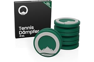 Otaro Tennis Dämpfer - 100% Recycelt - 4 Stück - Premium Dämpfer Tennisschläger - Als Tennisschläger dämpfer, Vibrationsdämpfer Tennis oder Tennis Zubehör