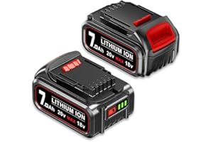 [10 Battery Cells]2Pack 7.0Ah 18V DCB200 Lithium-lon Replacement for Dewalt Batteries Compatible with Dewalt 18v Battery 18V-20V DCB181 DCB-182 DCB-184 DCB201 DCB203[PDstation]