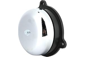 LEAPITURE 100 MM Campanello Elettrico, Campanello D'allarme Da 4 Pollici Può Essere Utilizzato Come Allarme Di Fabbrica Ad Alto Volume Senza Segnale Di Scintilla(220V)