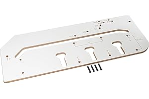 DOMLI MDF 700mm Worktop Cutting/Joining Jig | Precision Cutting Jig | DIY Kitchen Jig | Perfect for All Worktop Materials | Centering Pegs Included