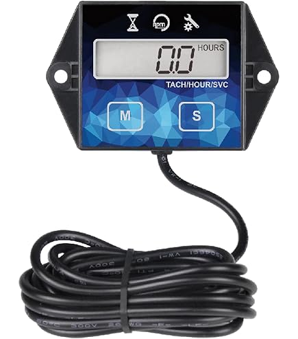 Genuine Honda 37253-ZW5-000ZA Tachometer / Hour Meter - Black, For V3 Models