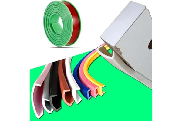 Cinta para Bordes de Muebles, Banda en U para Bordes de Muebles, Autoadhesiva de Bordes de Muebles, Bordes de Muebles,Cinta autoadhesiva de TPE ?para Esquinas y Bordes (3m×25mm,Verde)