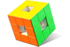 ROXENDA Skeleton Speed Cube 3x3x3, Cubo Mágico para Jugar y Entrenar el Cerebro en Fiestas, Juegos de Mesa y Tiempo Libre