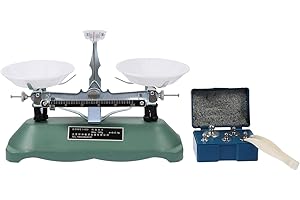 iplusmile Mechanical Balance Scale with Weights for Students School Chemistry Physics Experiment Accessory Lab Supplies Tool