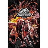 Producto oficial. Jurassic World - Póster de El Reino Caído (Talla Única) (Multicolor)