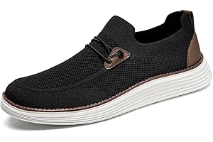 VGPSFN Mens Loafers Slip On Walking Shoes Sneaker Gym Sports Running Shoes Lightweight Work Shoes Soft Penny Driving Shoes