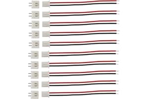 WINWILL 10 Sets Jst Xh 2,5-2 Pin connecteur Fiche mâle avec 200mm Wire & connecteur Femelle