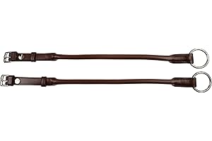 WEATHERBEETA Collegiate Cheltenham Gag Cheek Pieces IV, Brown, One Size