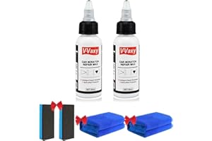 WUJIALINGMM V-Vaxy Car Scratch Repair Wax, Car Buff Out Scratch, Car Paint Scratch Repair, Car Scratch Repair Paste, Car Wax Scratch Kit, Multi-Effect Protection(2pcs)