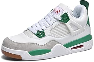 MARBURY Chaussures de Skate Air 4 rétro Classiques pour Homme - Baskets de Basket-Ball décontractées - pour Le Travail, la Course à Pied, la Marche