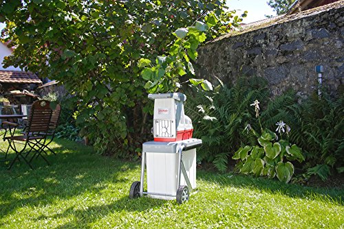IKRA Elektro Gartenhäcksler Walzenhäcksler ILH 3000 A, leise robust wartungsarm, starke 3.000 Watt, Aststärke bis 44mm - 4