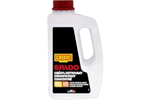 PROVEN ORAPI SPADO - Crésyl concentré - Désinfectant, bactéricide et levuricide - Nettoyant - Efficacité longue durée - Elimine 99,9% des bactéries - 1 L - Fabriqué en France
