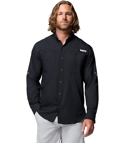 Columbia Chemise à Manches Longues PFG Tami™ II pour Homme, Hommes - Étendu, 1286062, Bleu Marine, 6X