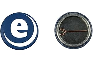 ‎ENTERPRISE PRODUCTS Zubehör für 250 Buttons mit offener Rückseite (D-Nadel) - 25 mm