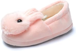 Yeeteepot Pantofole per Bambini Antiscivolo Peluche Scarpe Ciabatte Chiuse da Casa Invernali Caldo delle Pantofole per Ragazzi Ragazze