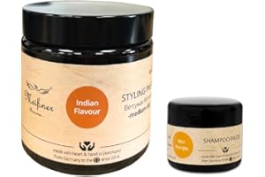 MEIßNER - TREMONIA - Meißner Tremonia - 100g Haarwachs "Indian Flavour" - Haarwachs Männer für starken Halt - veganes Haarwachs Matt mit Beerenwachs, Carnaubawachs und Neuburger Kieselerde - Haargel Herren Hairstyling