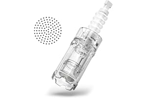 CHARME PRINCESSE Dr.Pen Nano Round RN Dermapen Microneedling Agujas 10pcs para Derma Pen Eléctrico A10 Micro Aguja Cartucho Antienvejecimiento Arrugas Rejuvenecimiento de la Piel 10 Piezas/Paquete EN48-10-RN