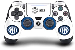 Head Case Designs Licenza Ufficiale Inter Milan Logo su Bianco Distintivo Vinile Sticker Gaming Pelle Adesivo Compatibile con Sony Playstation 4 PS4 DualShock 4 Controller