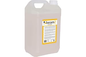BeamZ FSNF5 Liquide pour Machine à Neige 5 Litres, Haute Performance, ne laisse Pas de Résidus, Biodégradable, Non Toxique pour la Santé et l'Environnement, Made in Europe