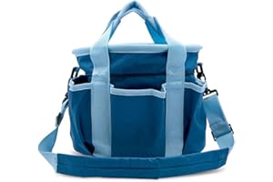 AMKA Borsa per la pulizia con tracolla regolabile + 6 scomparti aggiuntivi, per cavalli