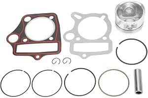 Piston Rings Gasket Kit, 52.4Mm Piston Rings Gasket Kit High Strength for 110cc Engine ATV Dirt Pit Bike Go Kart
