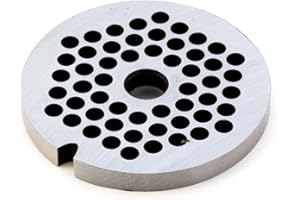 A.J.S. Nr. 22 / Ø 6 mm Lochscheibe für Fleischwolf •Scheibe Netzwerk Wolf-Scheibe Fleischwolfscheibe Ersatzplatte Größe 22/6 mm Unger Enterprise Lochscheibensatz Küchenmaschine