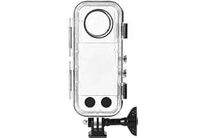 HoneTeek Tauchkoffer für Insta360 X3, unsichtbare Tauchtasche für Insta 360 x3 Action-Kamera, wasserdicht, 45 m, Unterwasser-Tauch-Schutzhülle mit Halterung für 360 One x3 Zubehör
