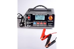 Etrogo Ładowarka do akumulatora samochodowego 12 V 24 V 20 A 400 W