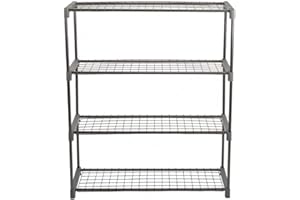 Smart Garden GroZone - Estantería de acero para invernadero de 4 niveles